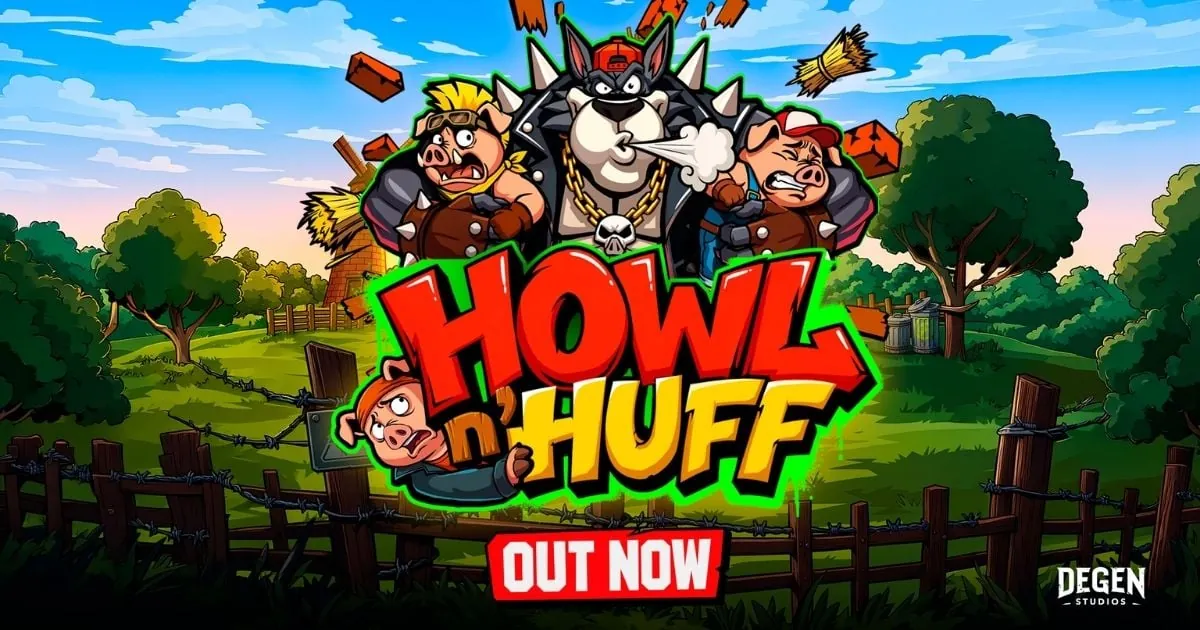 DEGEN Studios Releases Howl N’ Huff: Isang High-Volatility Fairy-Tale Cluster Pays Slot