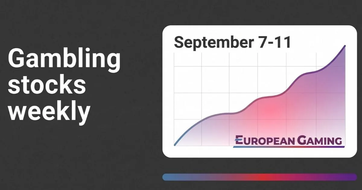 Gambling Stocks Weekly (7–11 September): European Market Analysis & Trends