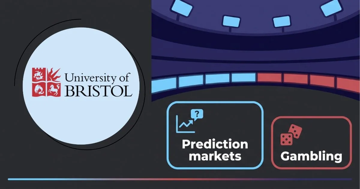 Prediction market logos outnumbered gambling logos in World Cup live play